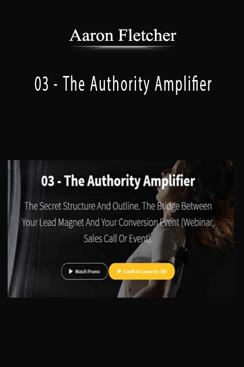 Aaron Fletcher - 03 - The Authority Amplifier