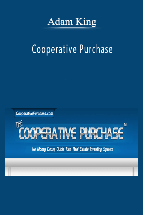 Adam King - Cooperative Purchase.